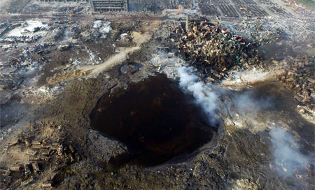China: Detienen a 12 sospechosos de explosiones en Tianjin